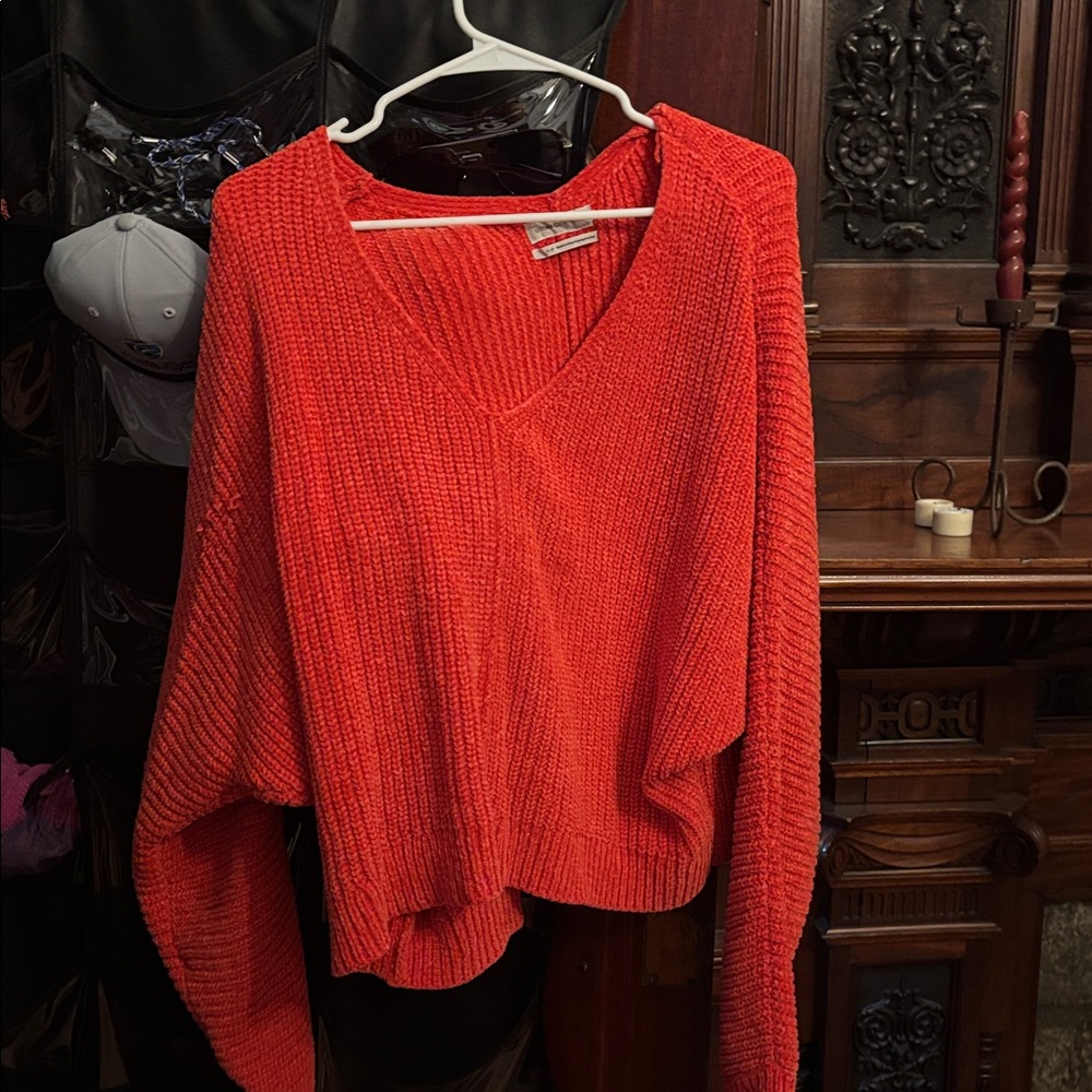 Urban Outfitters slouchy sweater (orangey/pink color)